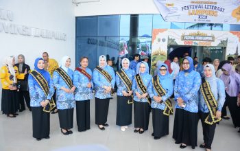 Plt Bunda Literasi Lampung Tengah Hadiri Pembukaan Festival Literasi Provinsi Lampung 2026
