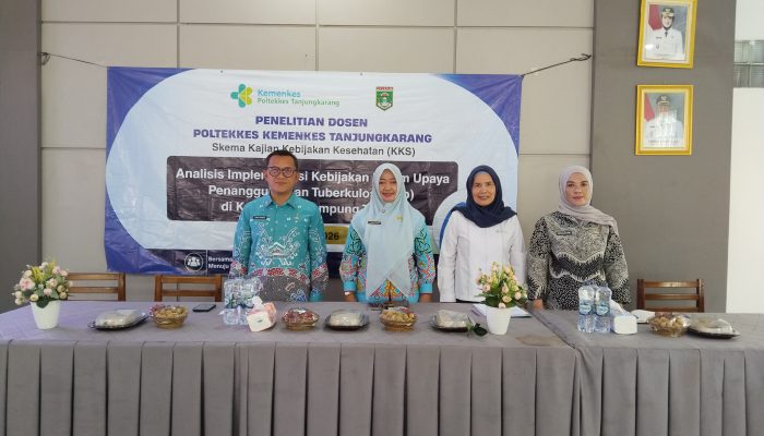 FGD Bahas Implementasi Kebijakan Penanggulangan TB di Lampung Tengah, Hasil Penelitian Jadi Dasar Rekomendasi Kebijakan